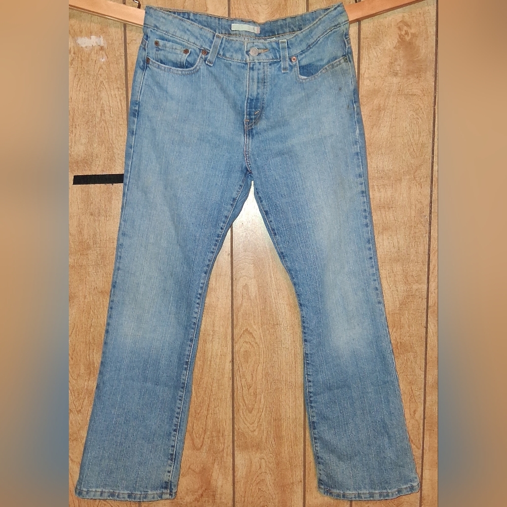 Levi's Blue Boot Cut Jeans with Classic Denim